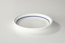 画像をギャラリービューアに読み込む, カントリーサイド ネイビー ブルー GX26cmディナー皿