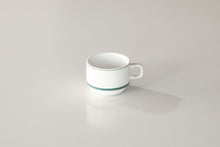 画像をギャラリービューアに読み込む, カントリーサイド モス グリーン 高台スタックコーヒーカップ