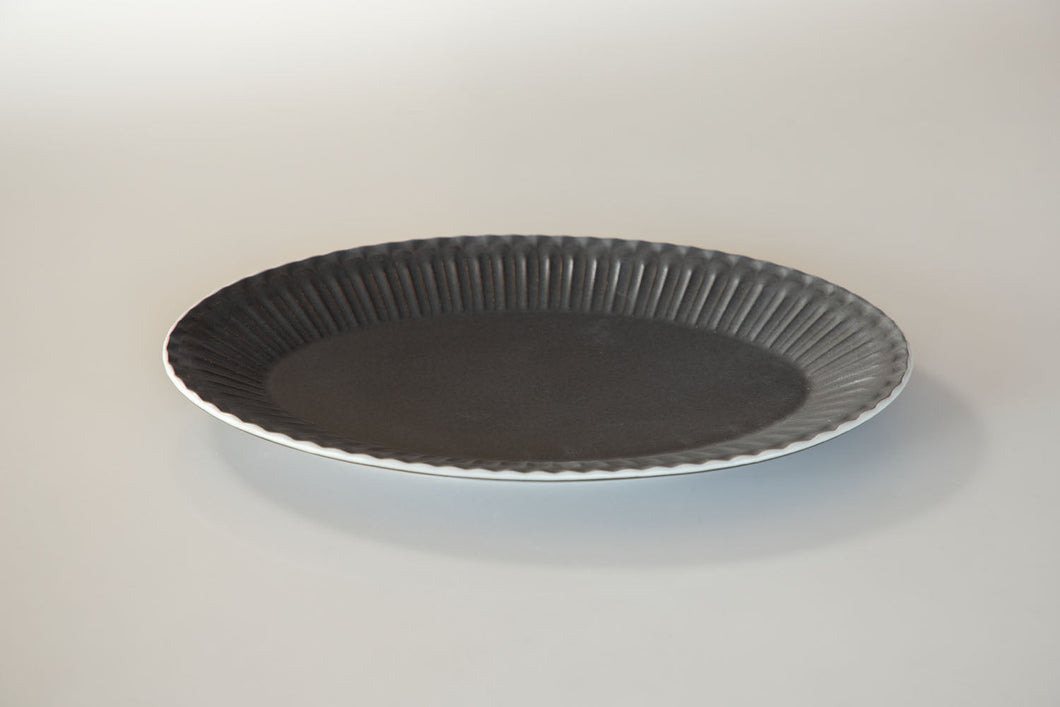 ストーリア クリスタルブラック 31.5cmプラター