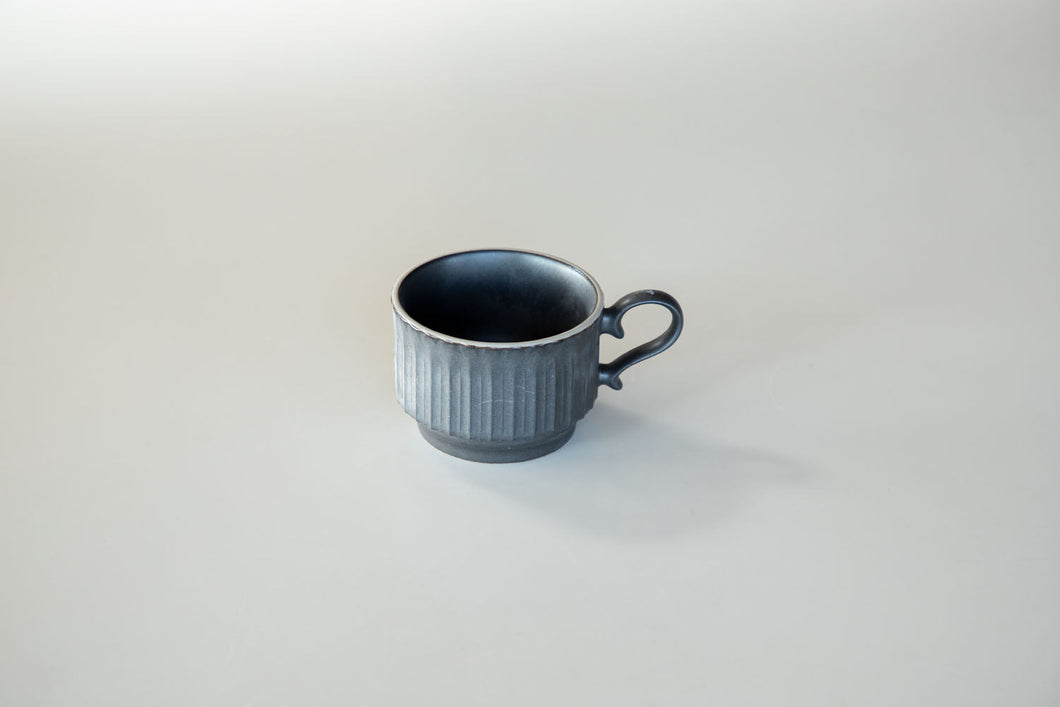 ストーリア クリスタルブラック スタックコーヒーカップ